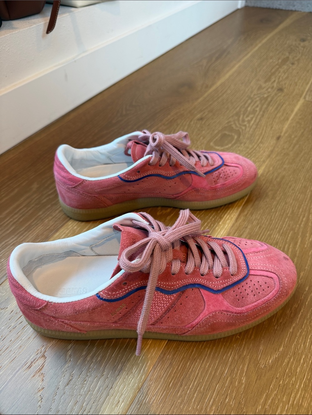 ALOHAS Pink Tb.490 RIFE Suede Sneakers - Picture 3 of 5